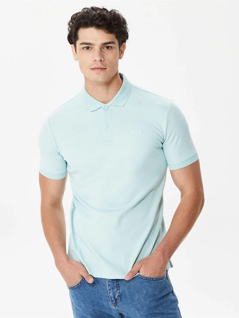 Camisa tipo cheap polo calvin klein