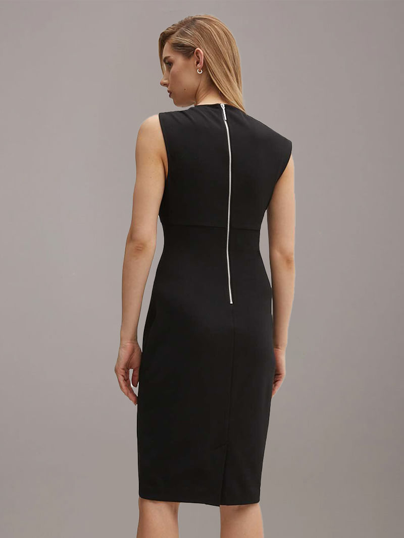 Vestido Fiesta Vestido Tubo Adrianna Papell - Crepé Elástico Con Detalle De  Capa Y Un Solo Hombro Adrianna Papell Vestido, image size:800x1067